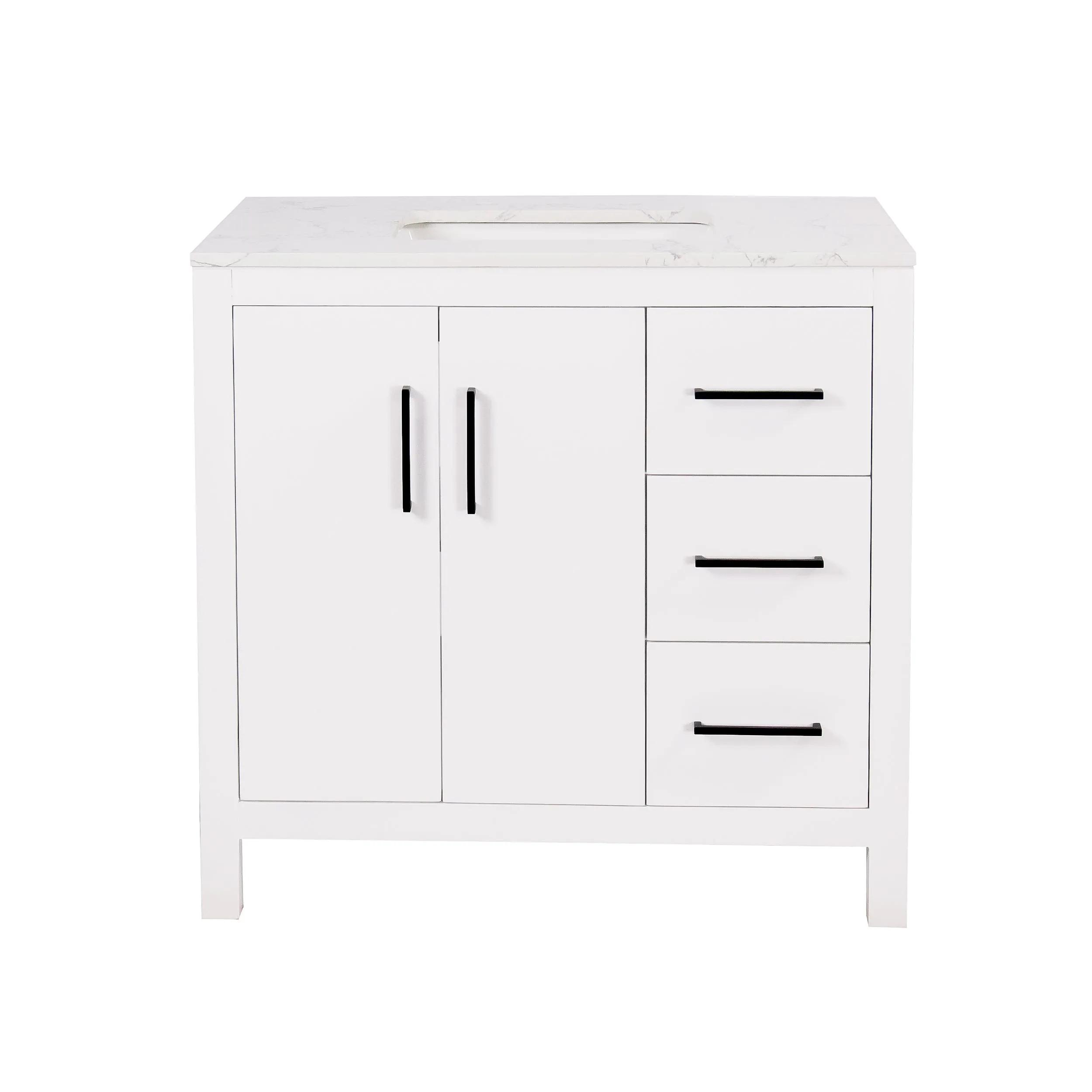 Copenhagen 36-inch Vanity with Engineered Marble Top