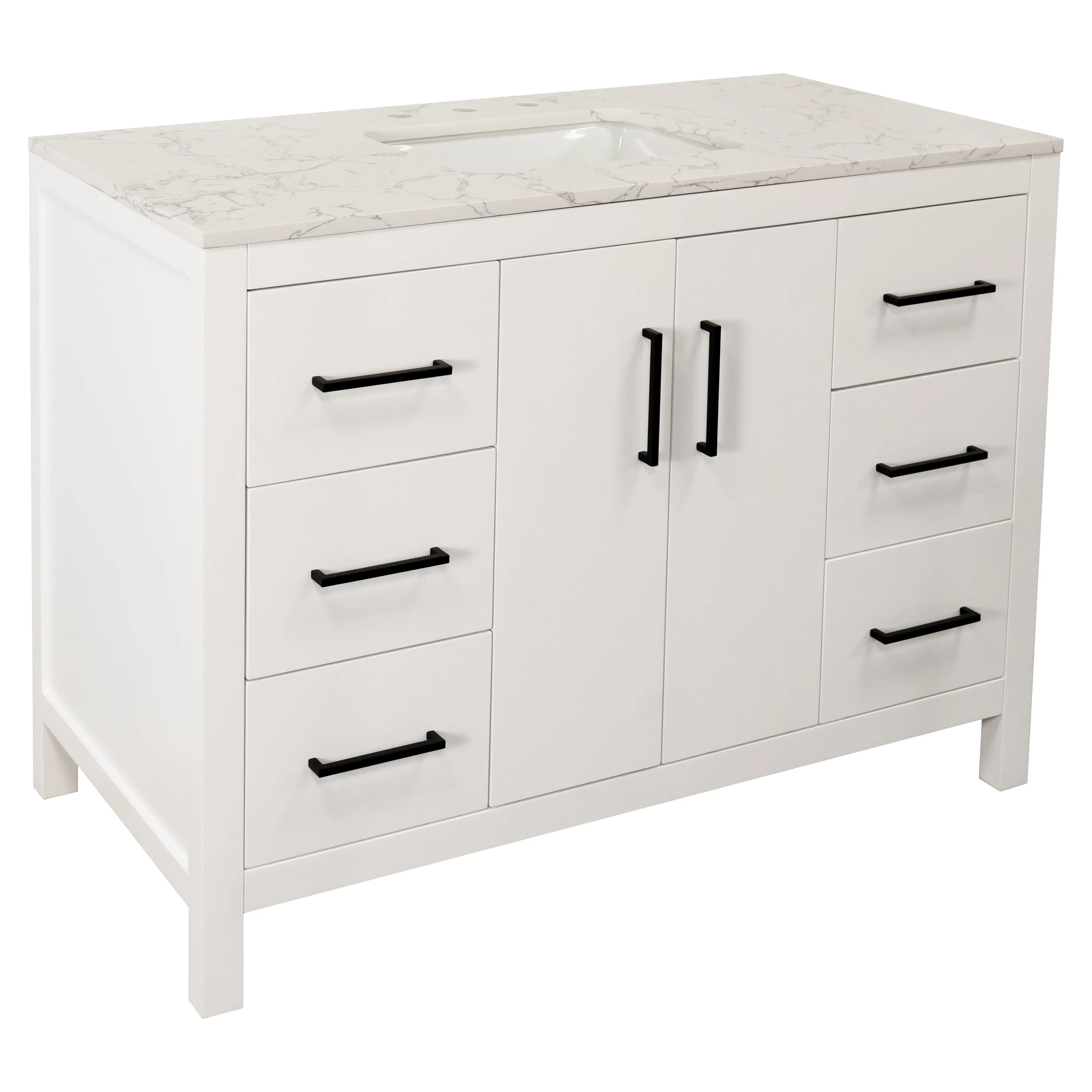Copenhagen 48-inch Vanity with Engineered Marble Top