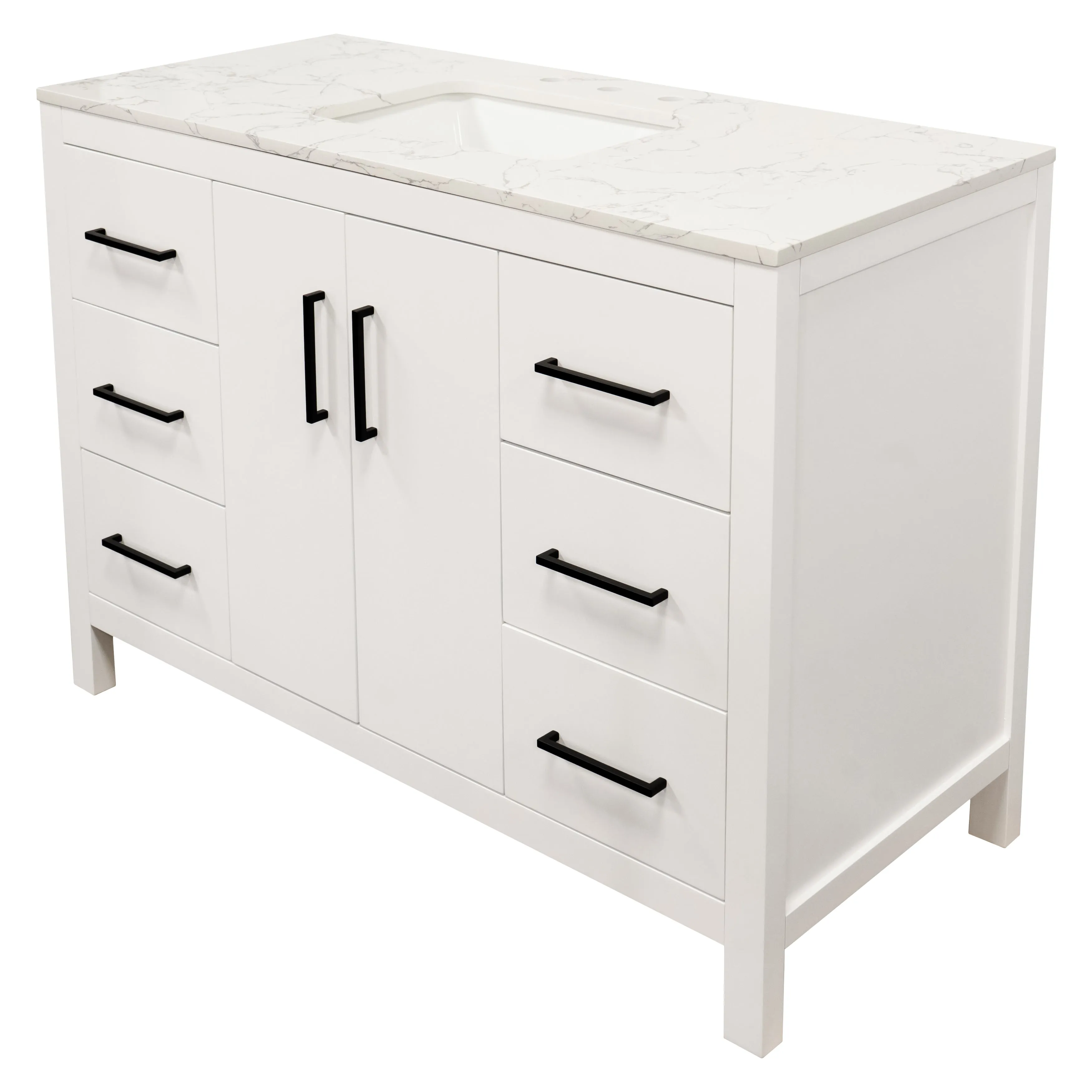Copenhagen 48-inch Vanity with Engineered Marble Top