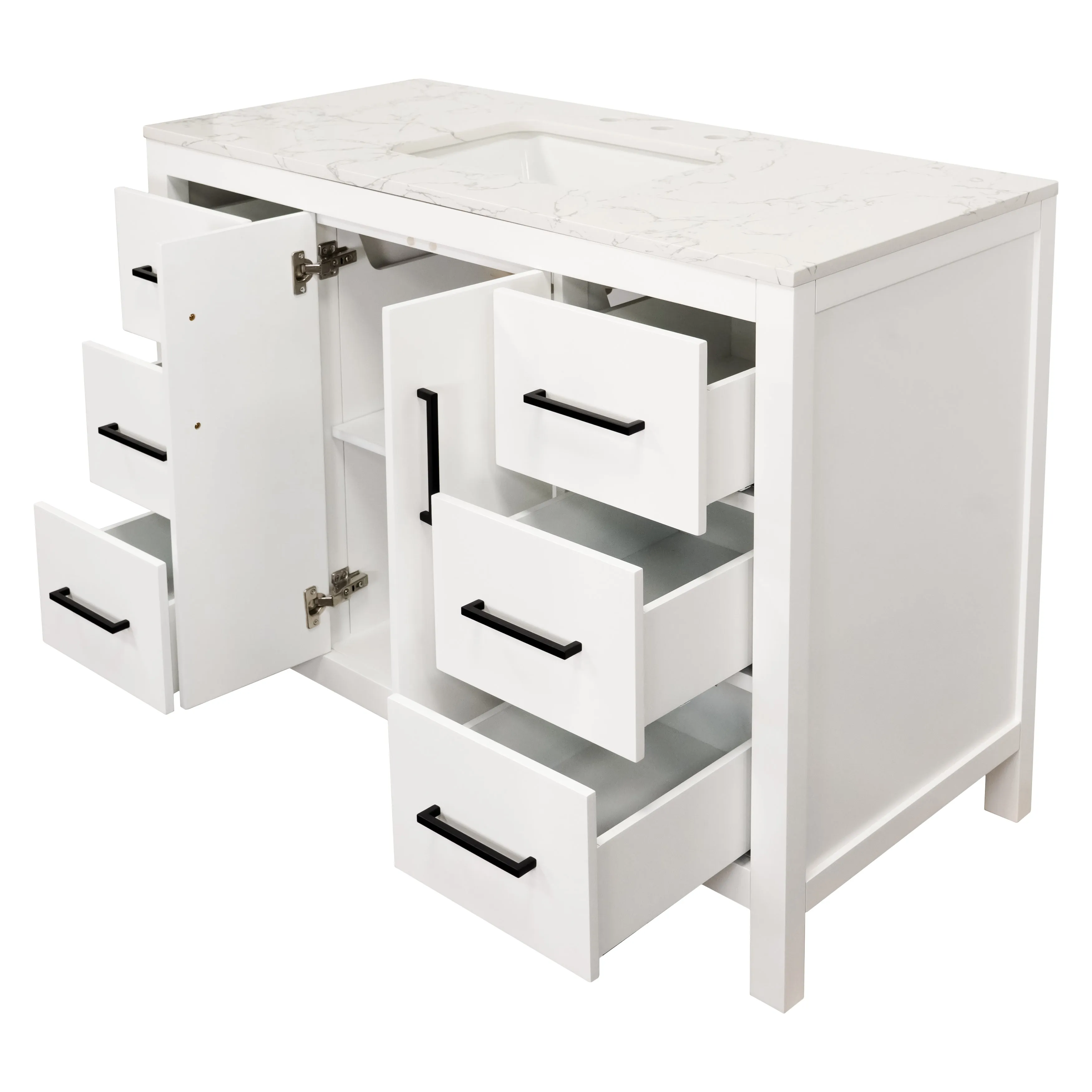 Copenhagen 48-inch Vanity with Engineered Marble Top
