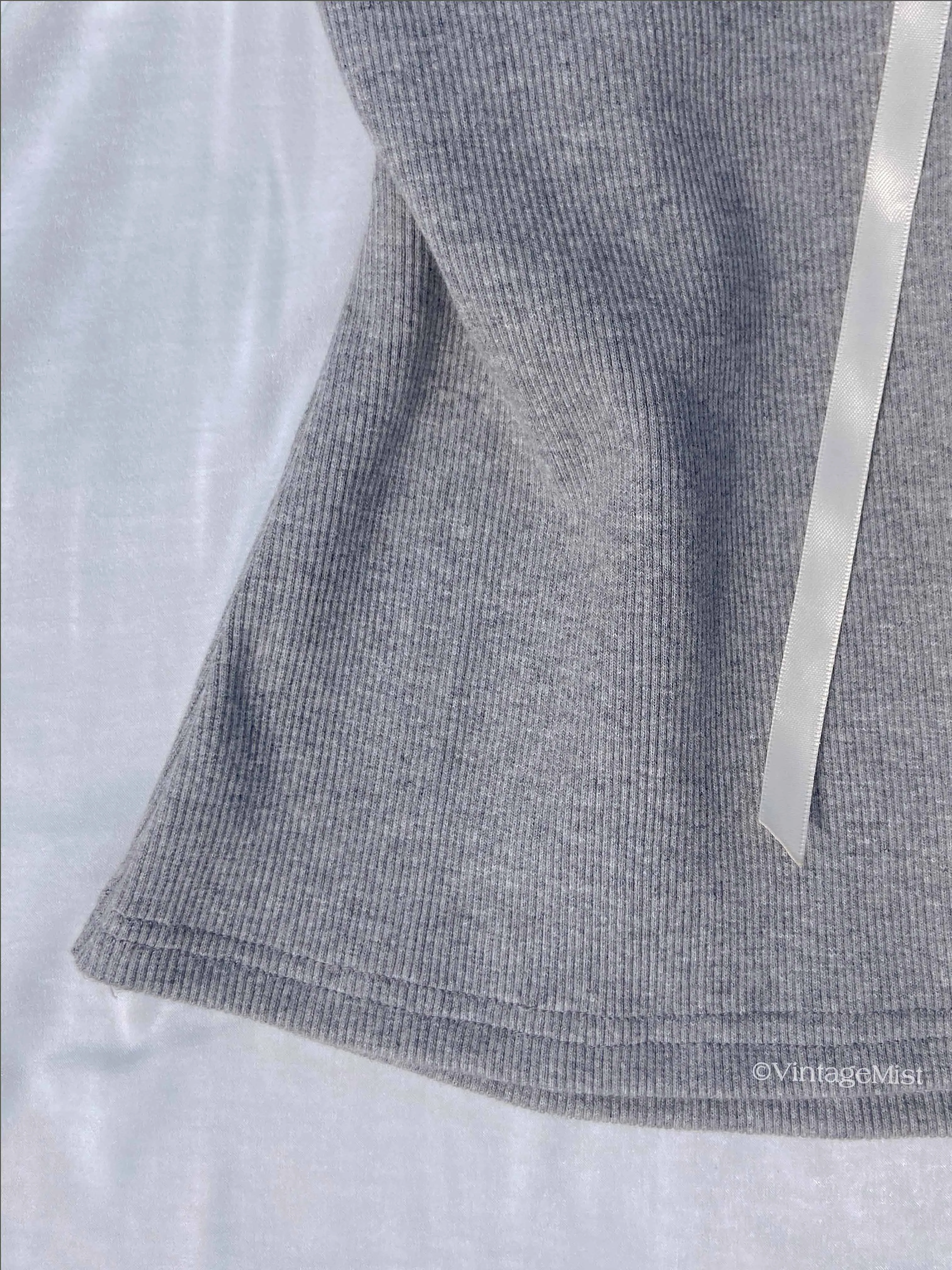 Coquette Lace Trim Ribbed Cami Top