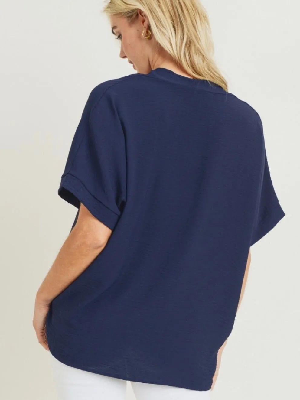 Cora Top - Navy