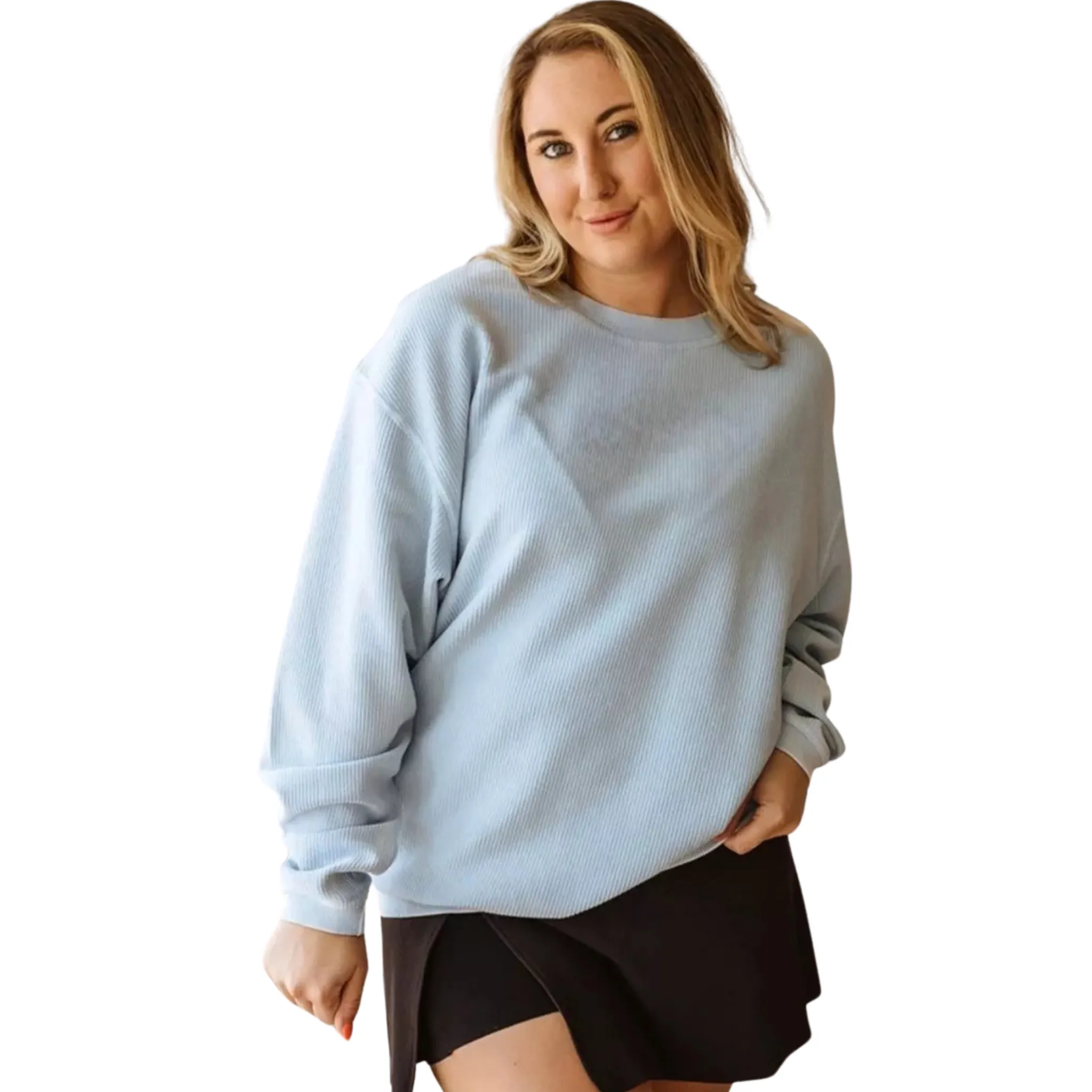 Corded Crew Sweatshirt