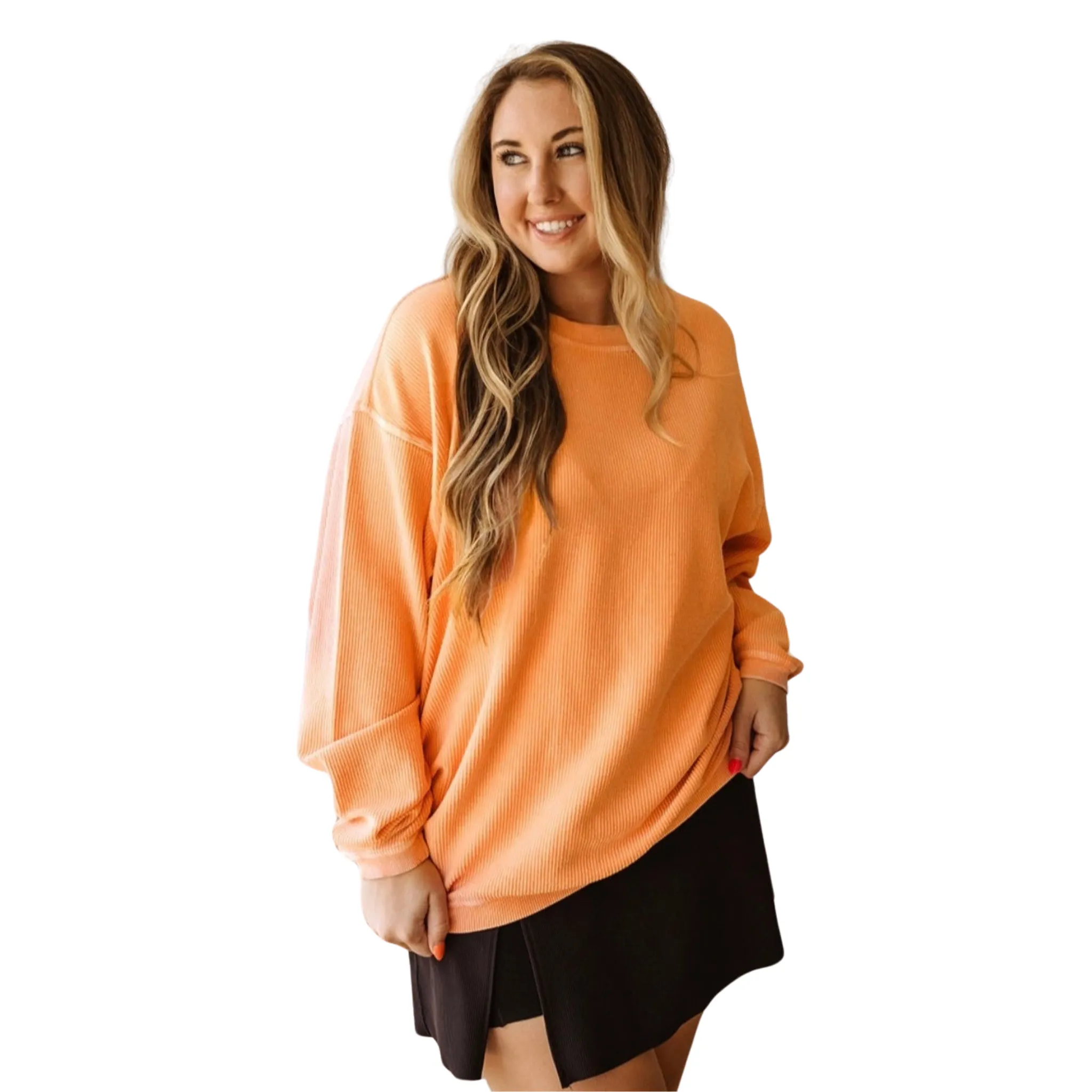Corded Crew Sweatshirt