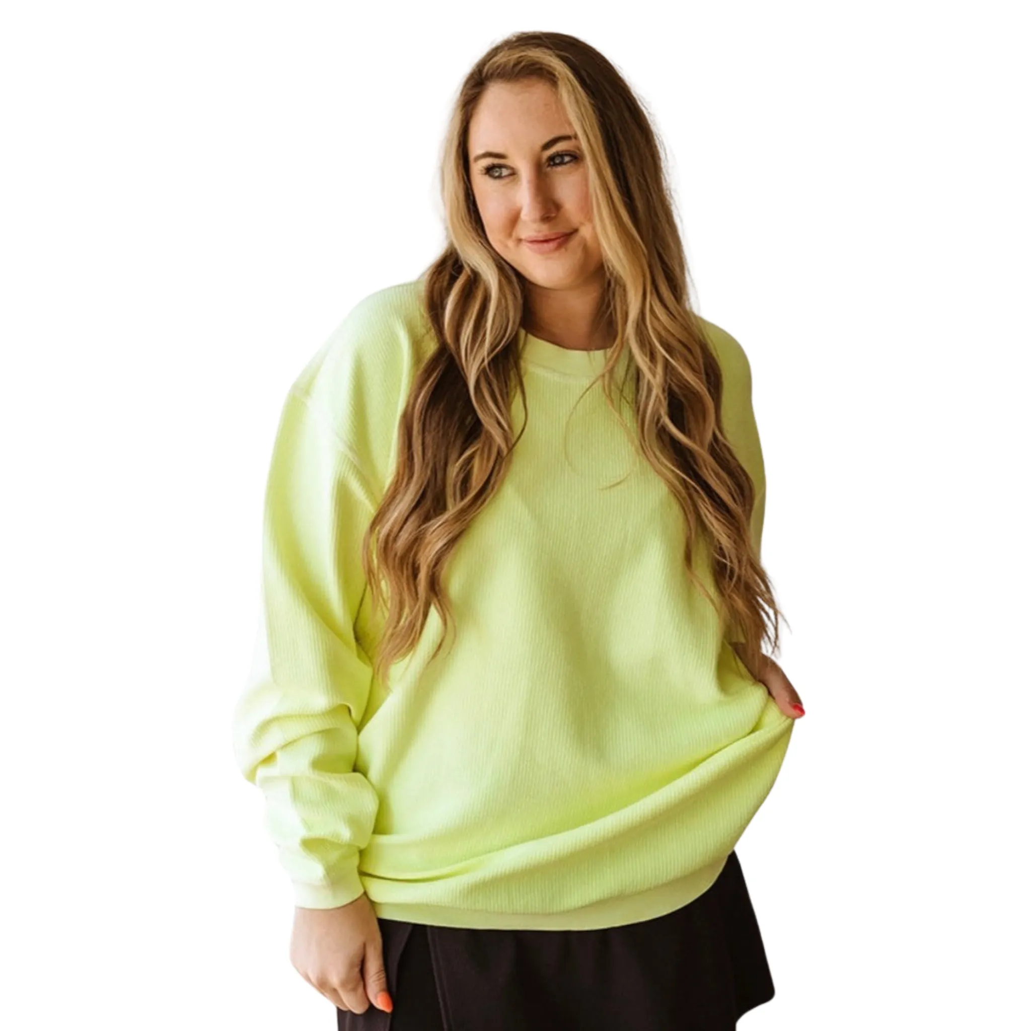 Corded Crew Sweatshirt
