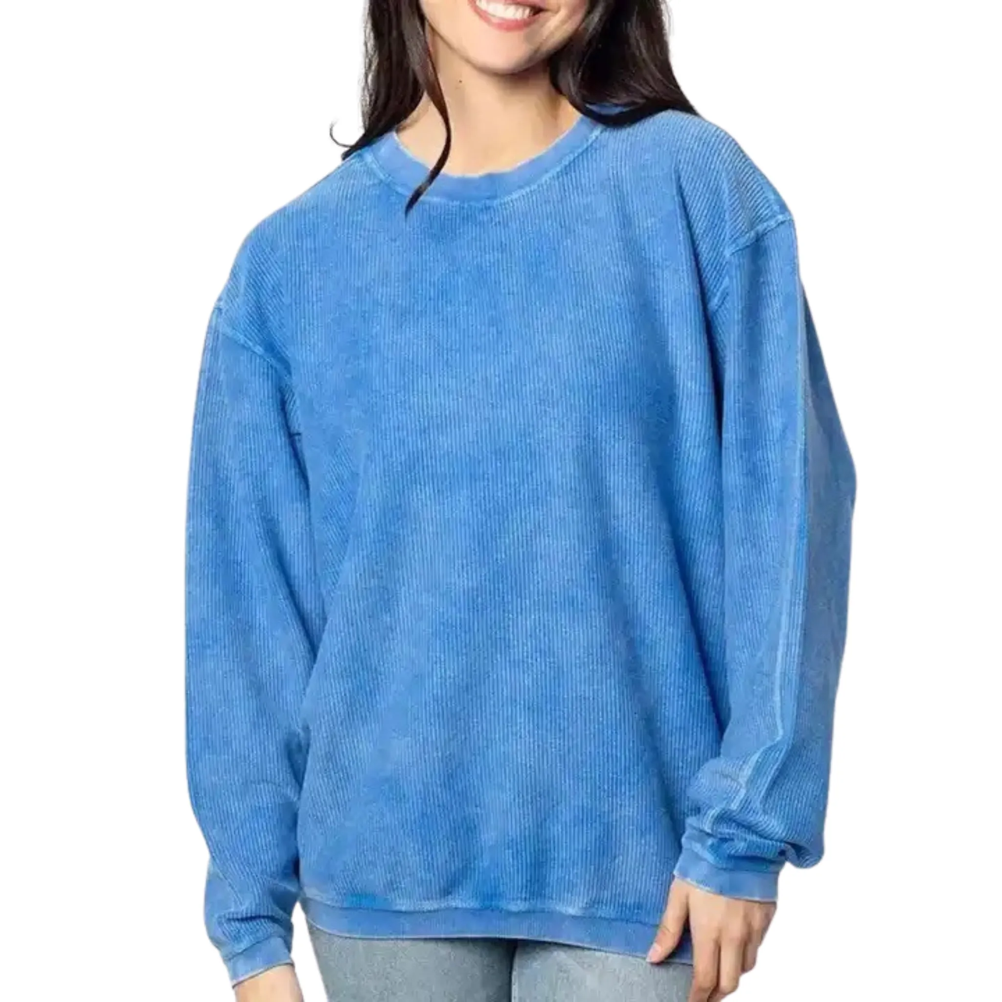 Corded Crew Sweatshirt