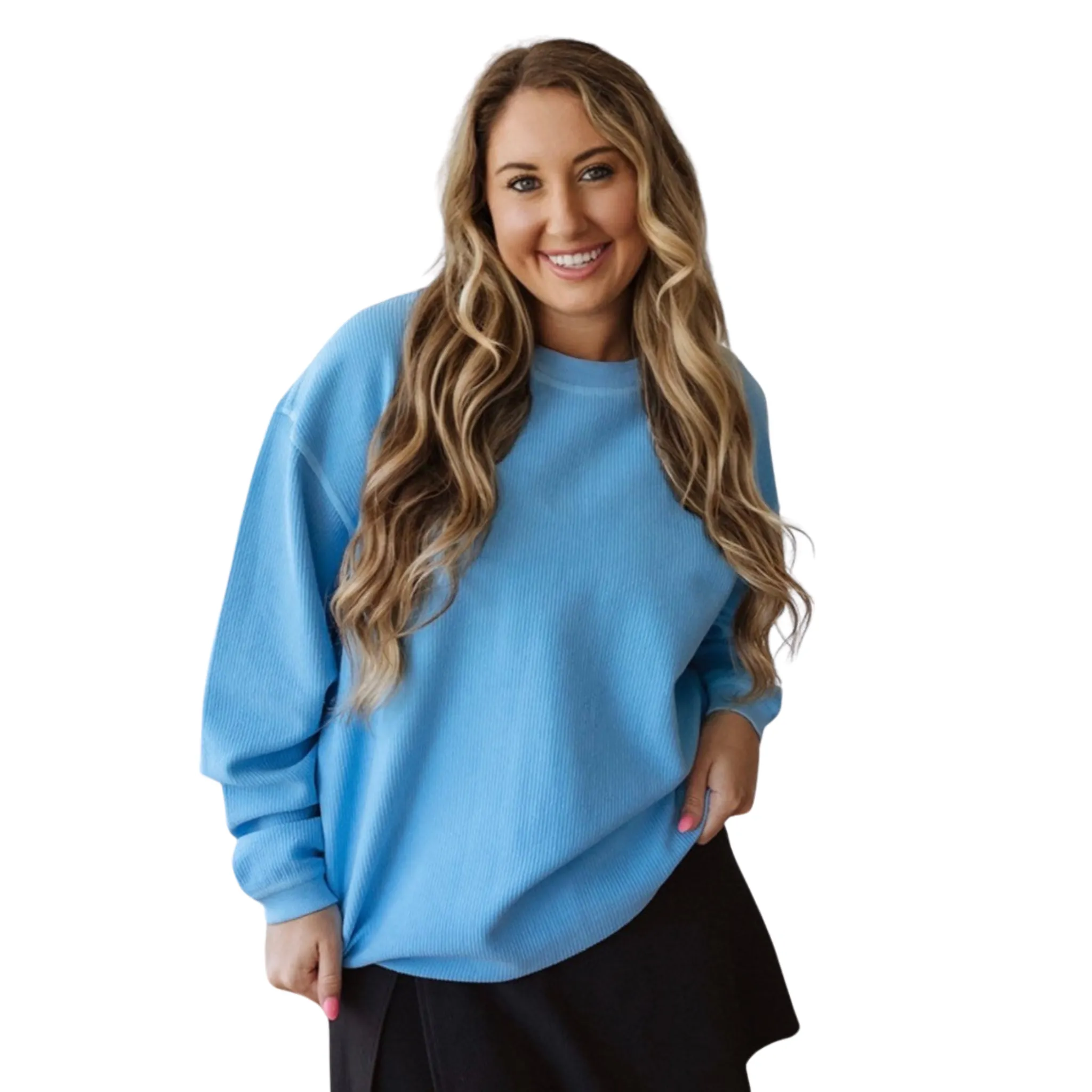 Corded Crew Sweatshirt