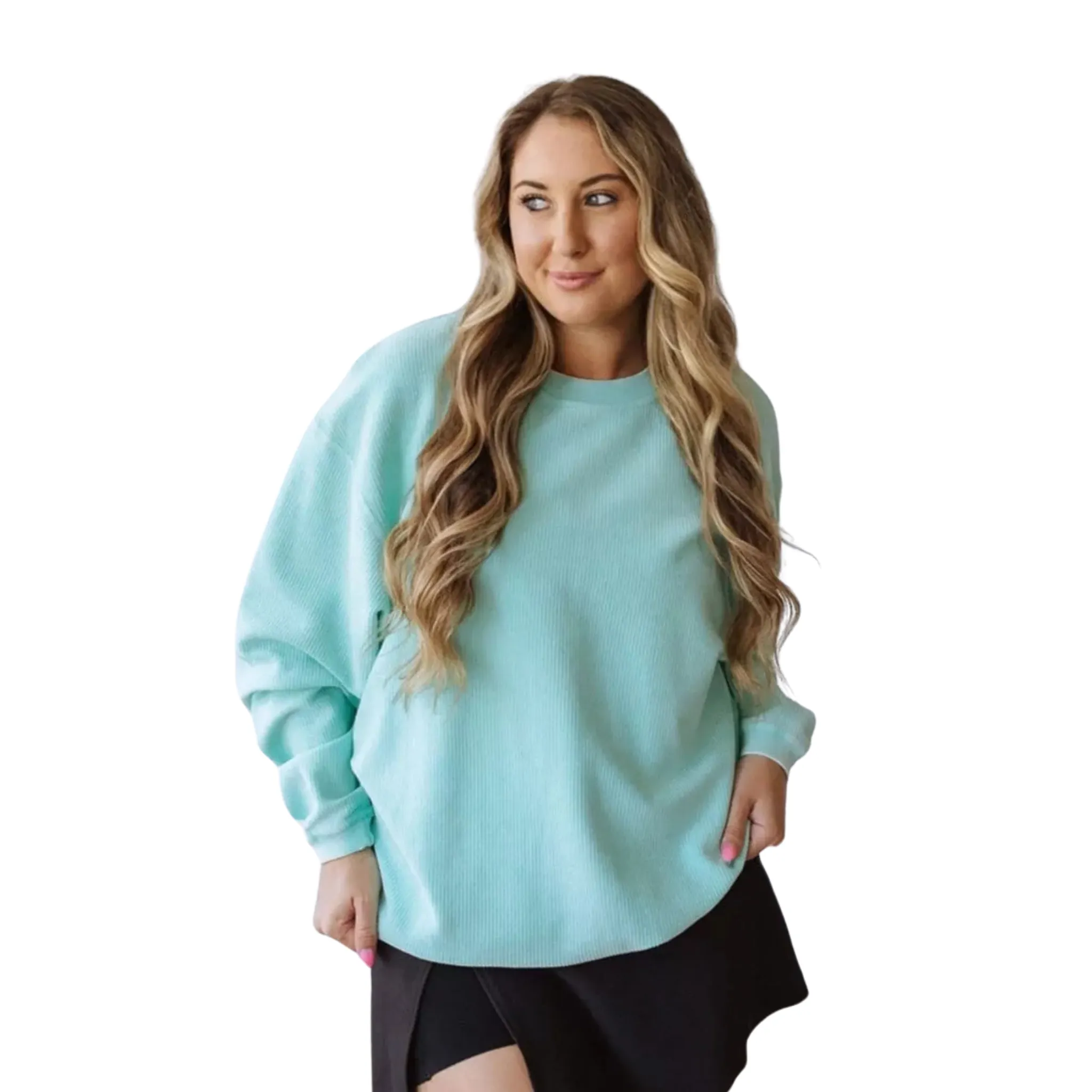 Corded Crew Sweatshirt