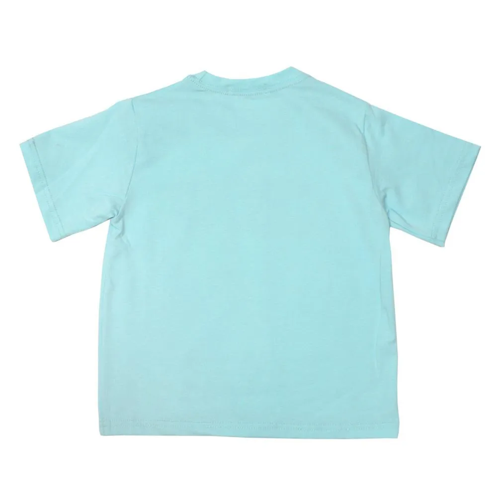 Cotton Statement Tee, Cerulean Blue