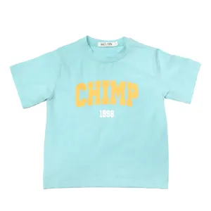 Cotton Statement Tee, Cerulean Blue