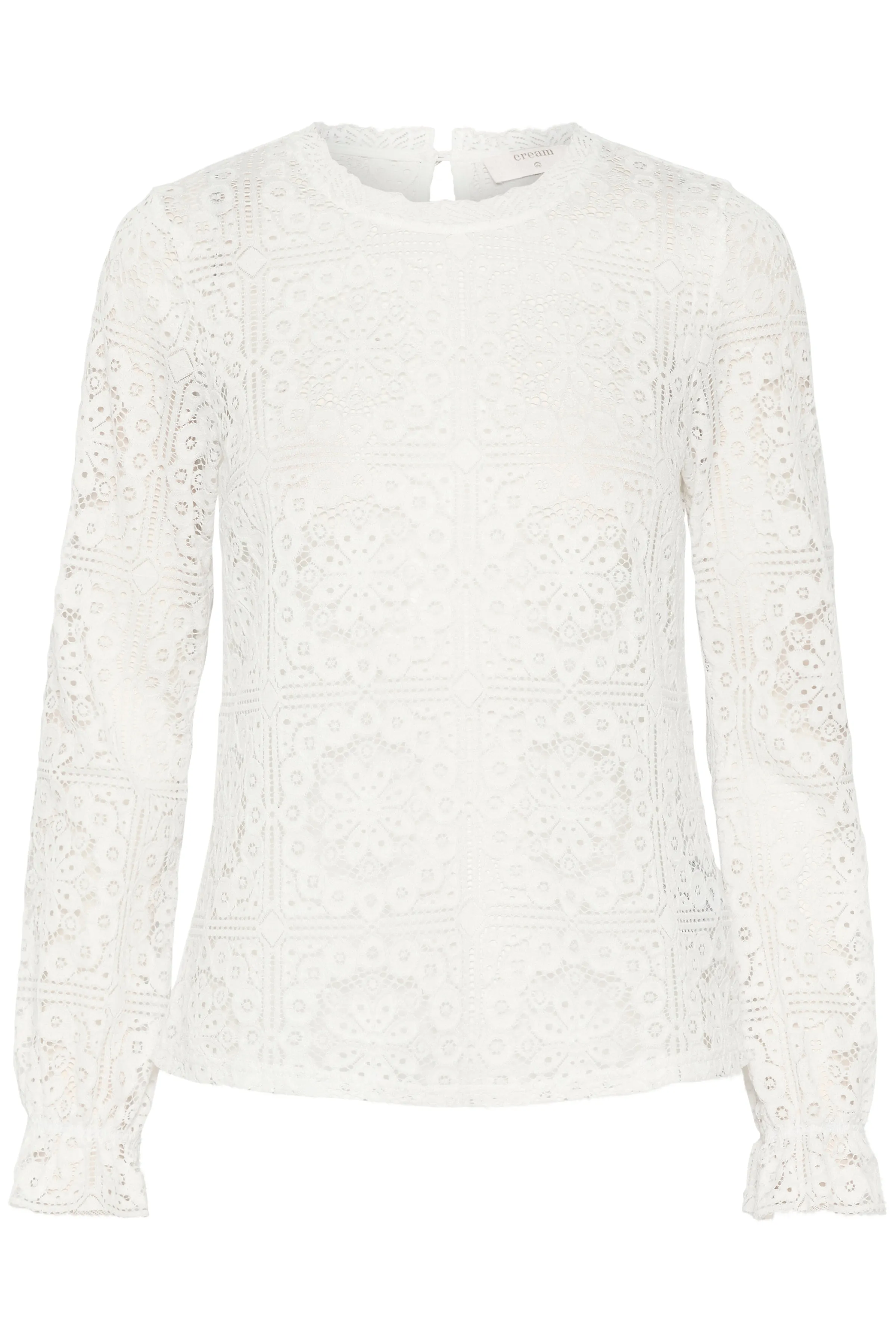 Cream Tiley Lace Blouse