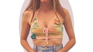 Crochet Top Pattern - Y2K Butterfly