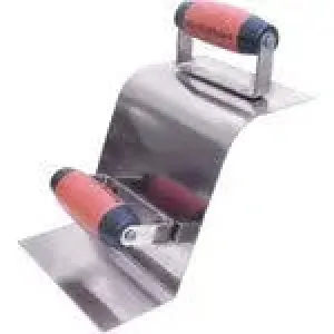 Curb & Gutter Tool-DuraSoft Handle; 6" Top, 6" Face, 6" Bottom; 3R Curb, 90 Degree Gutter