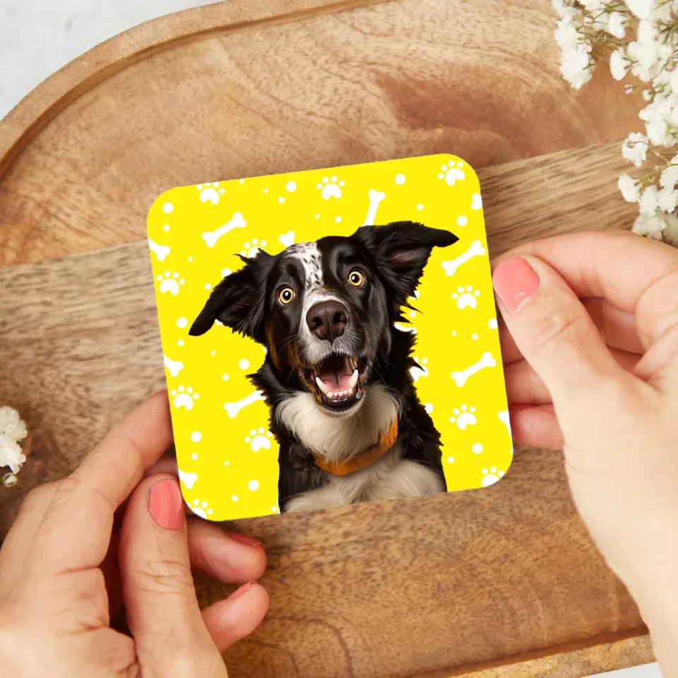 Custom Dog Bone Coaster