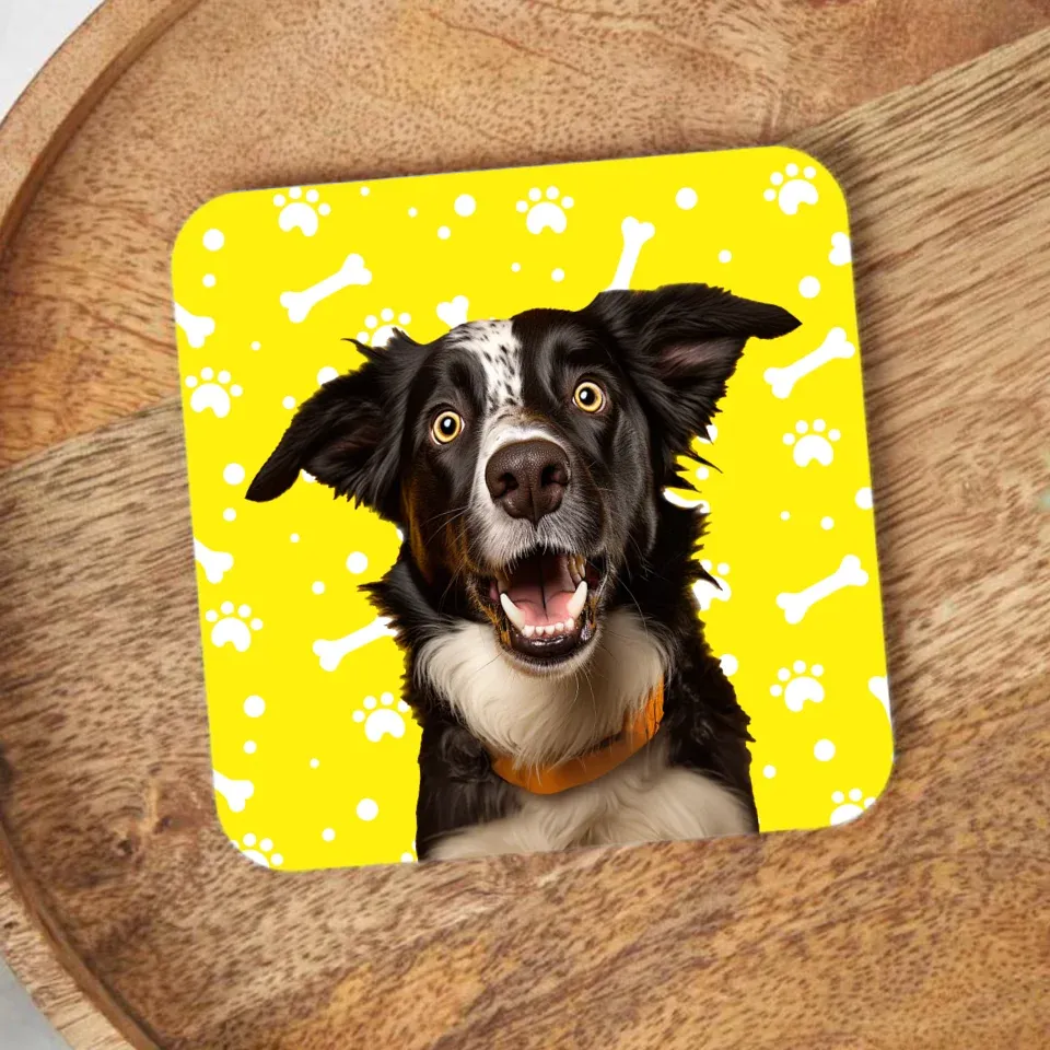 Custom Dog Bone Coaster