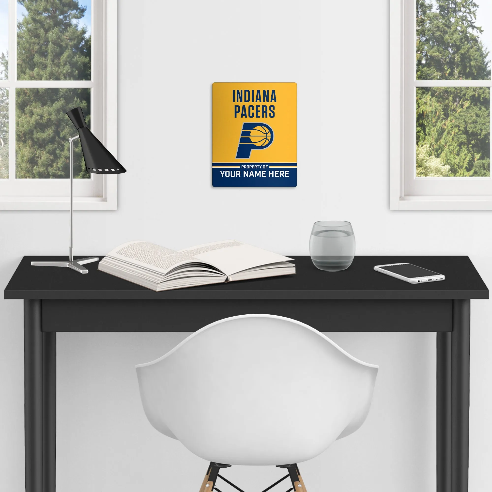 Custom Indiana Pacers "Property of" Door Sign - 8"x10"