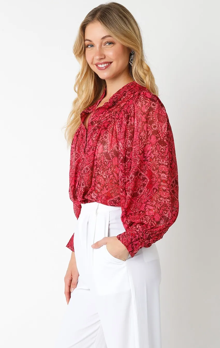 Daphne Flowy Blouse
