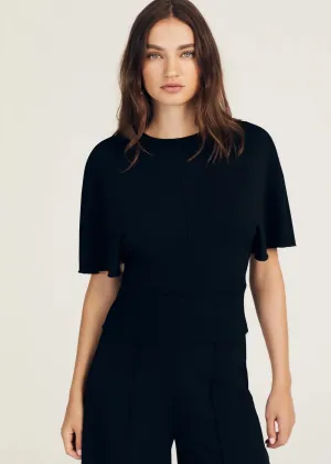De7352 Derek Lam Short Sleeve Knit Top