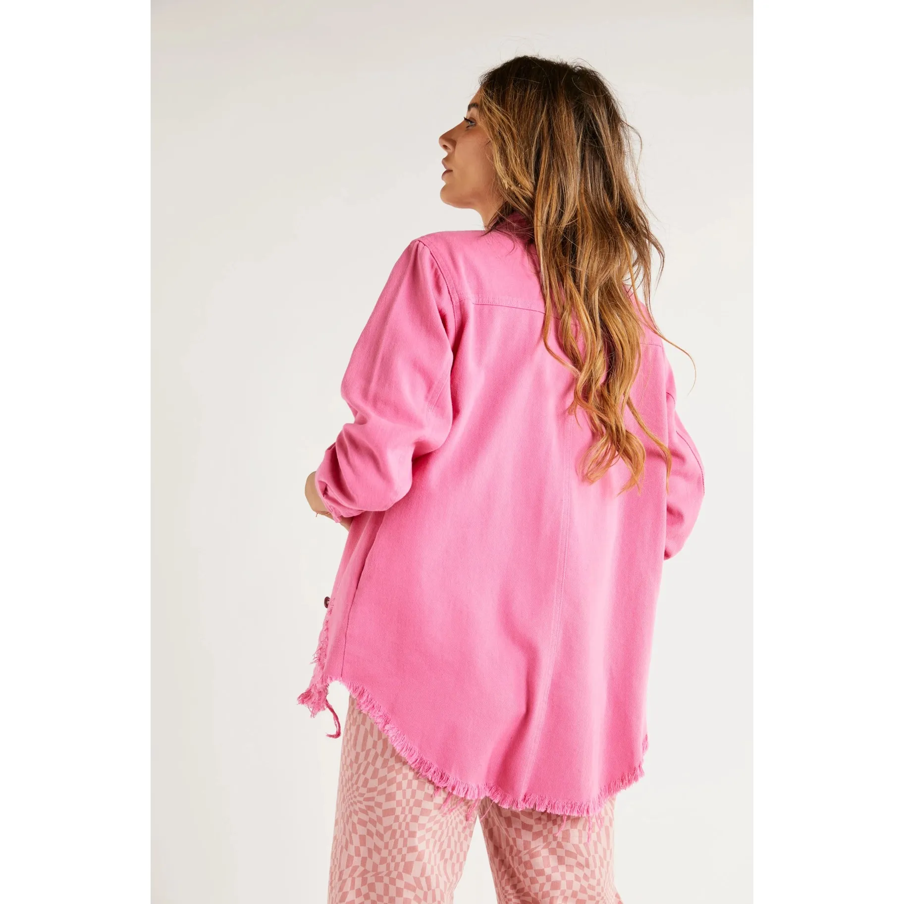 Distressed Oversized Shirt