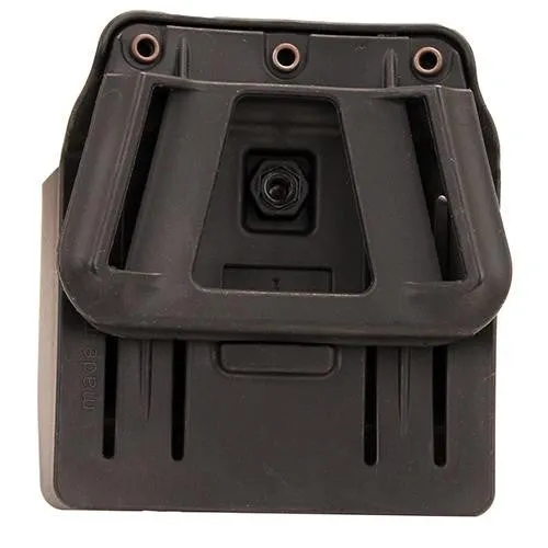 Double Mag Pouch - 9mm, 357, and 40 Calibers. Belt, Black