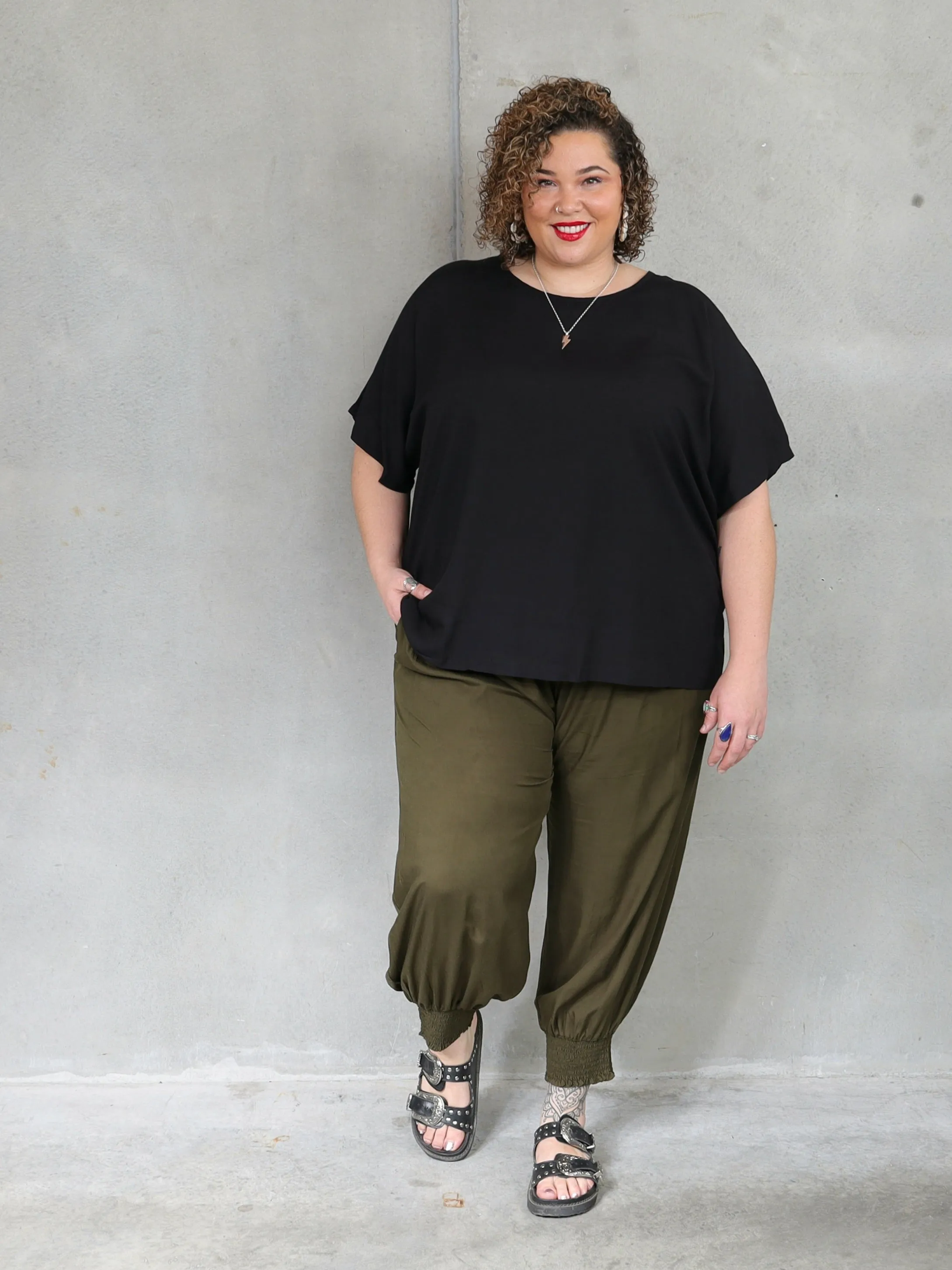 Drape Top - Black