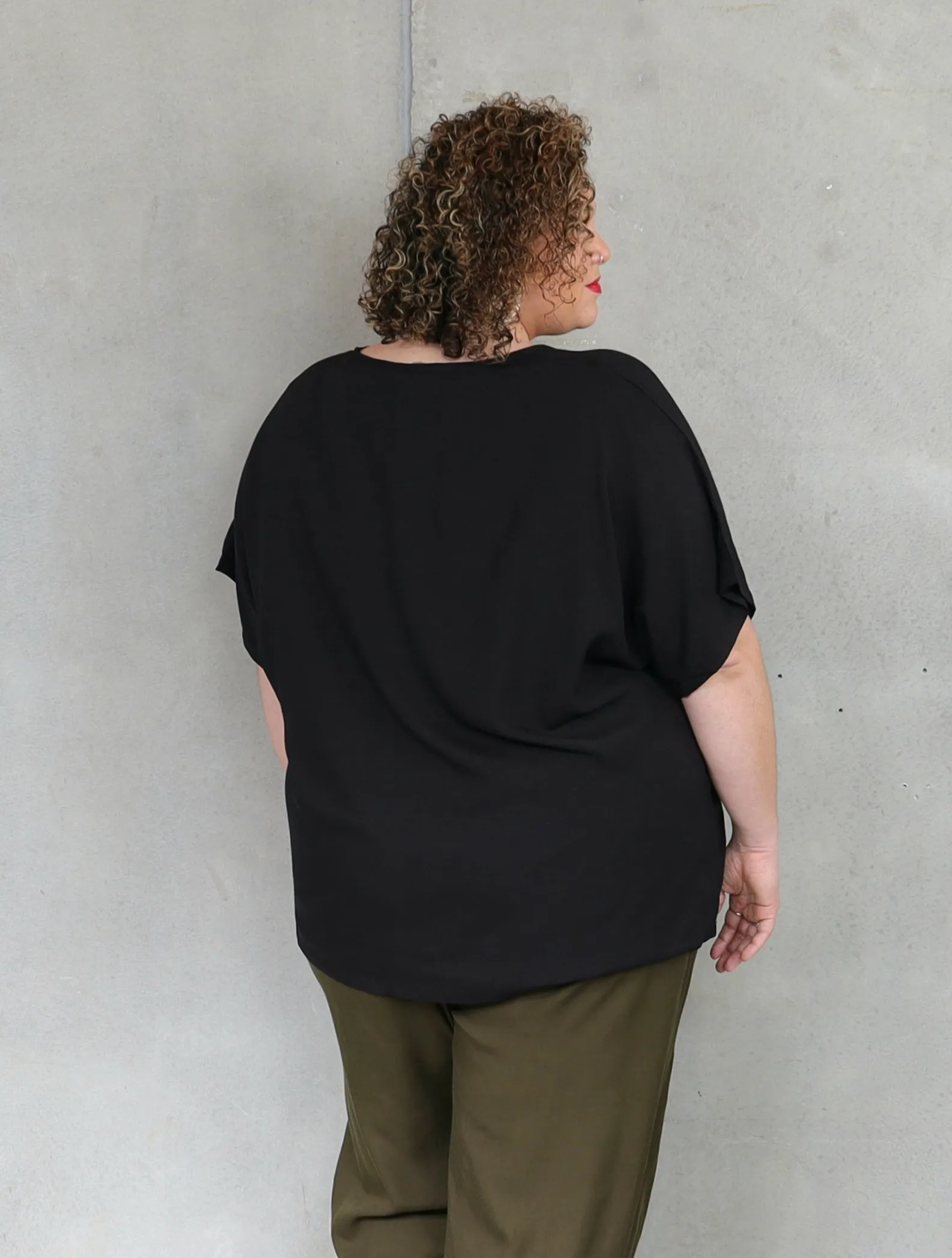Drape Top - Black