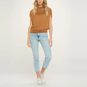 Drapey Cap Sleeve Top