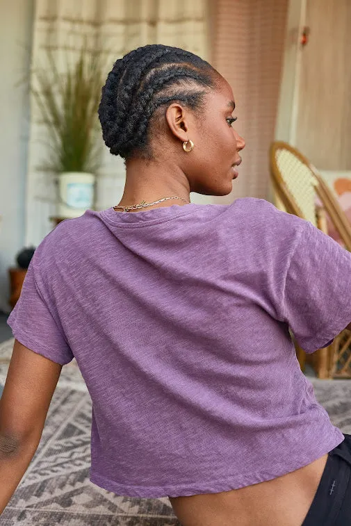 Drew Crop Boxy T-shirt