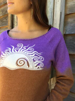 Earth Sunset Eco Fleece Top