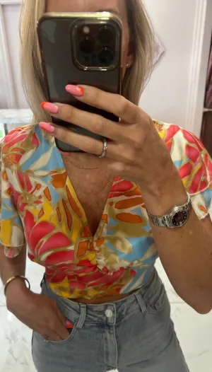 Eileen Multicoloured Crop Top