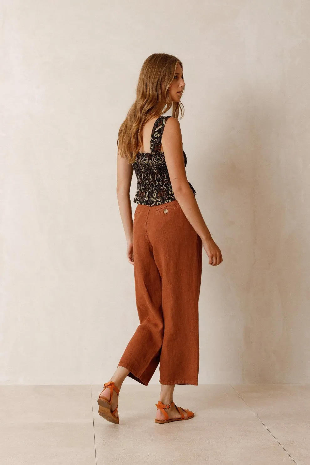Elastic Top Aztec Print