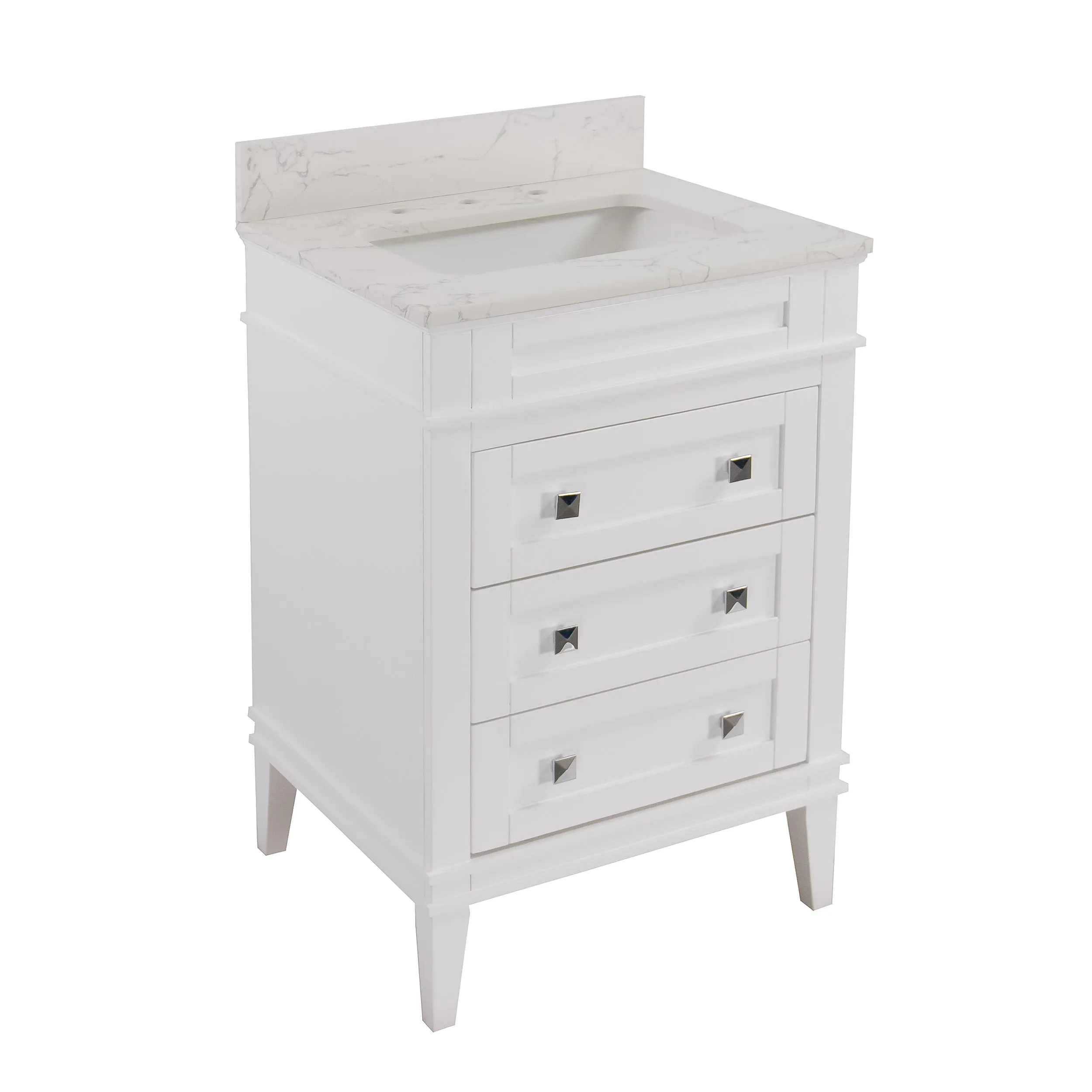 Eleanor 24-inch Vanity with Engineered Marble Top