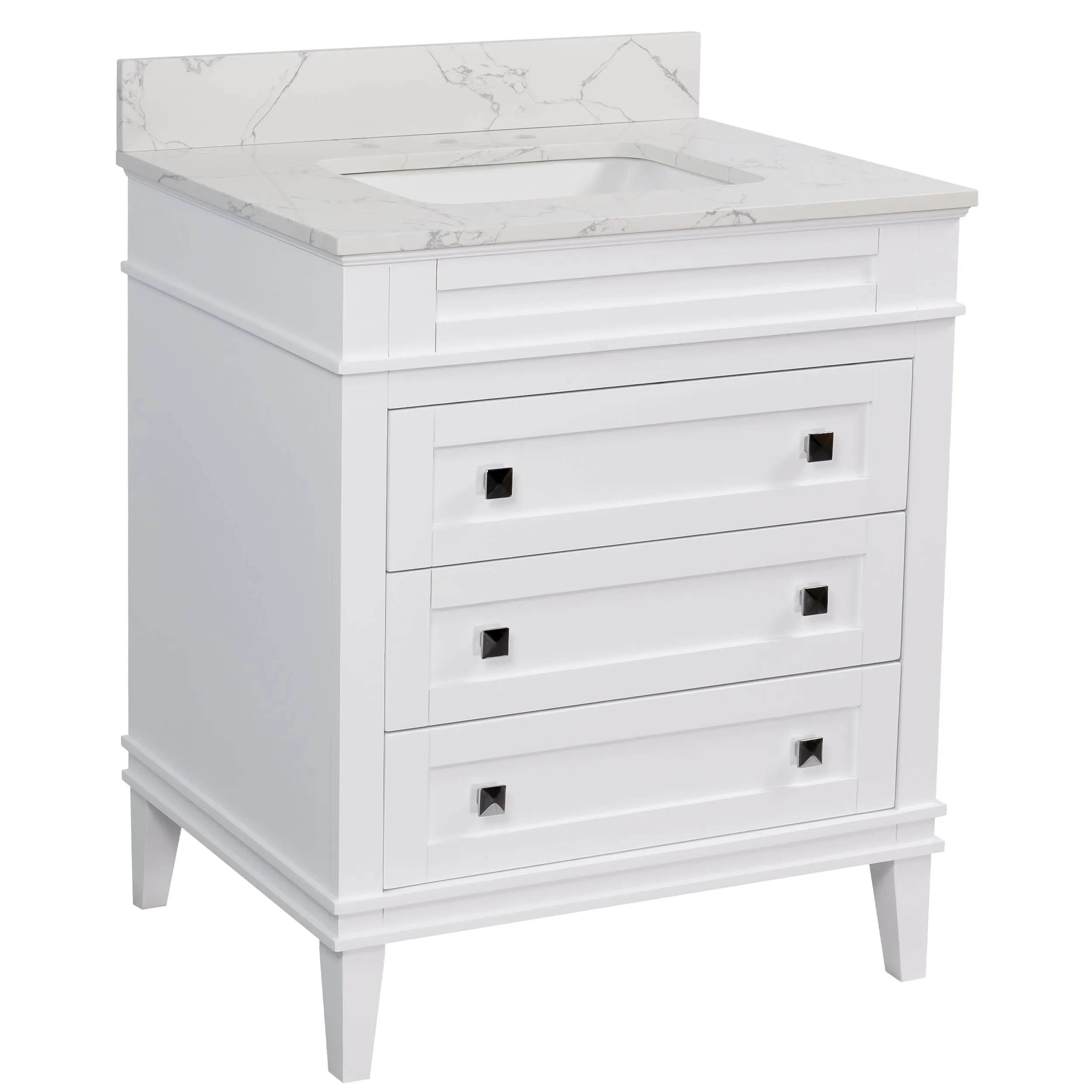 Eleanor 30-inch Vanity with Engineered Marble Top