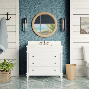 Eleanor 36-inch Vanity with Engineered Marble Top