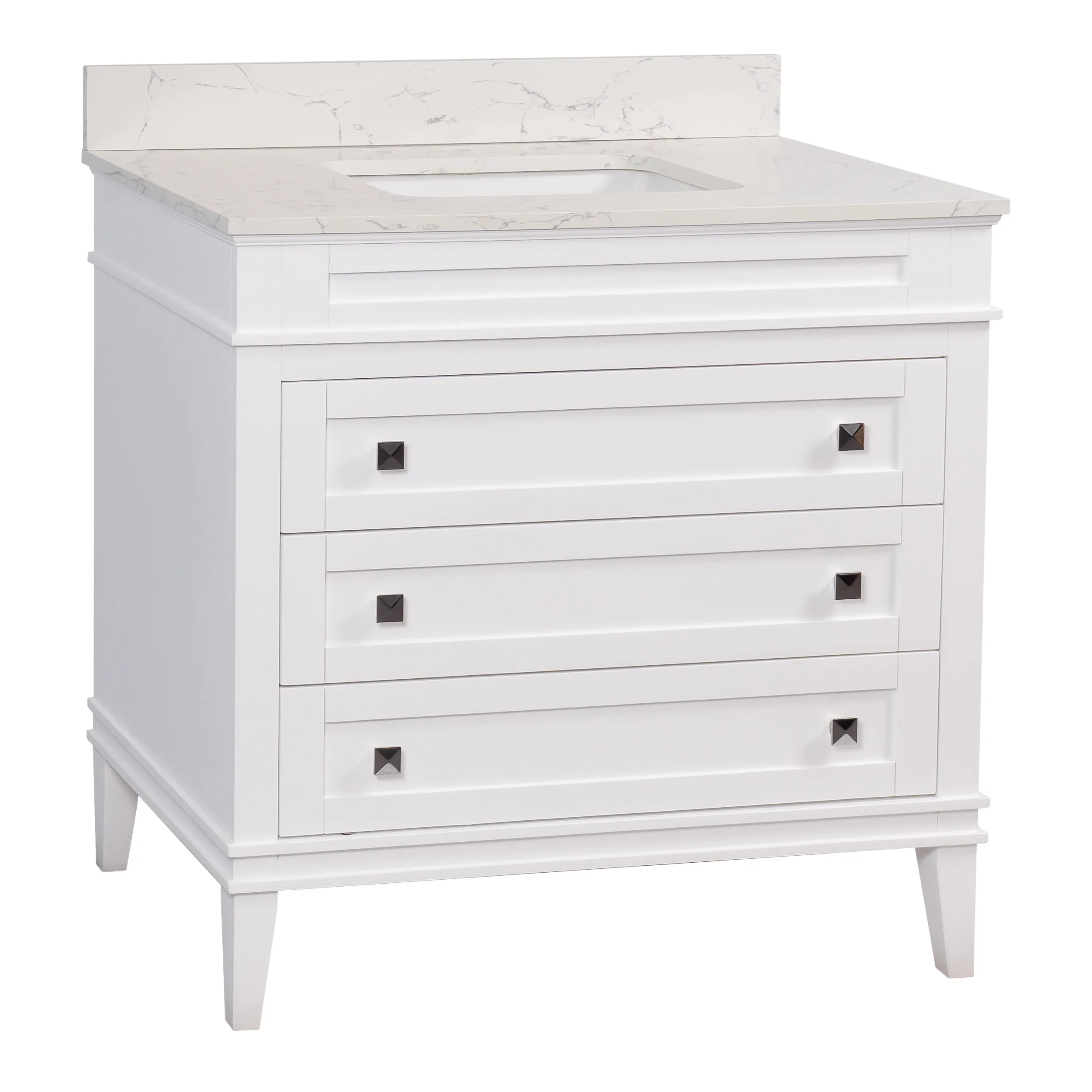 Eleanor 36-inch Vanity with Engineered Marble Top