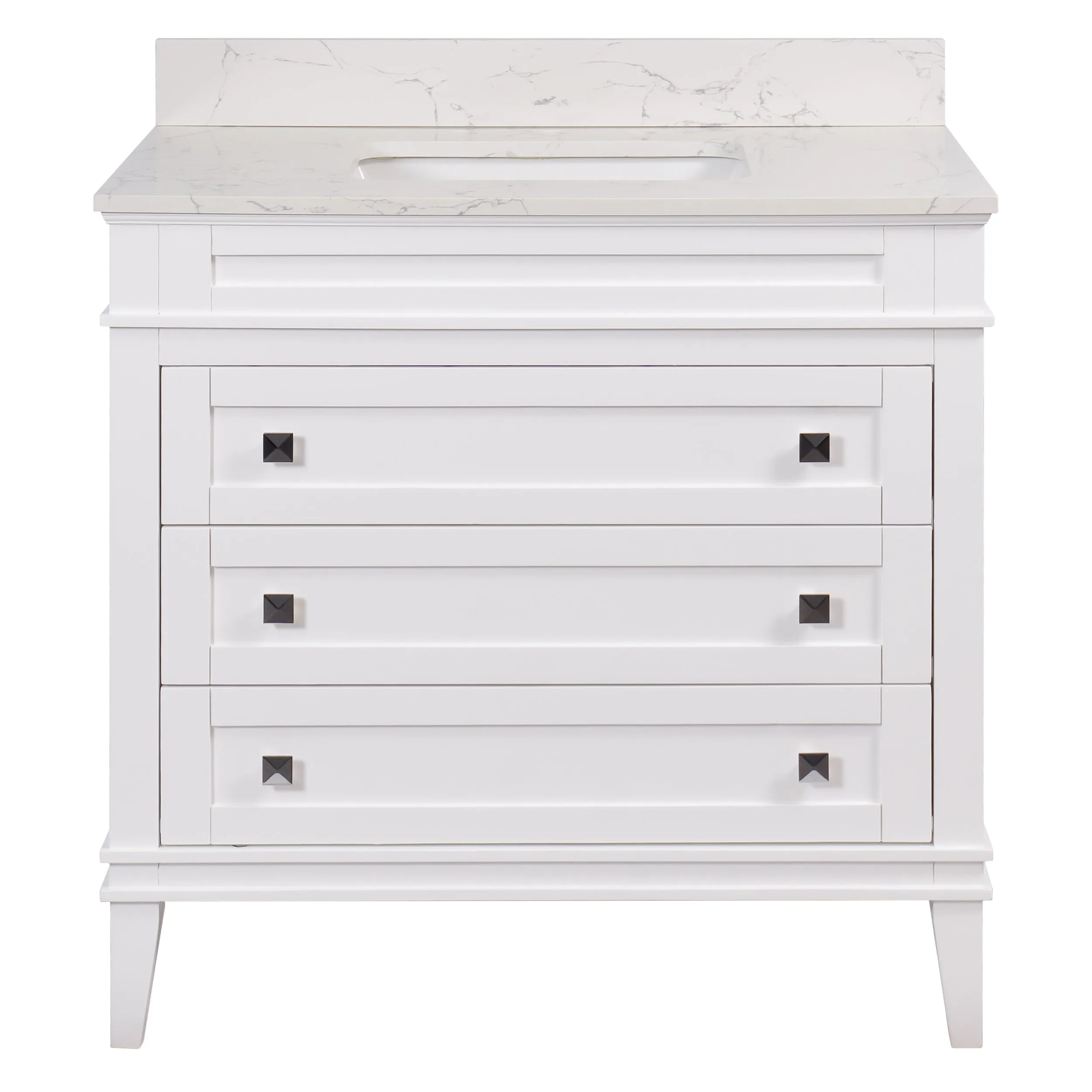 Eleanor 36-inch Vanity with Engineered Marble Top