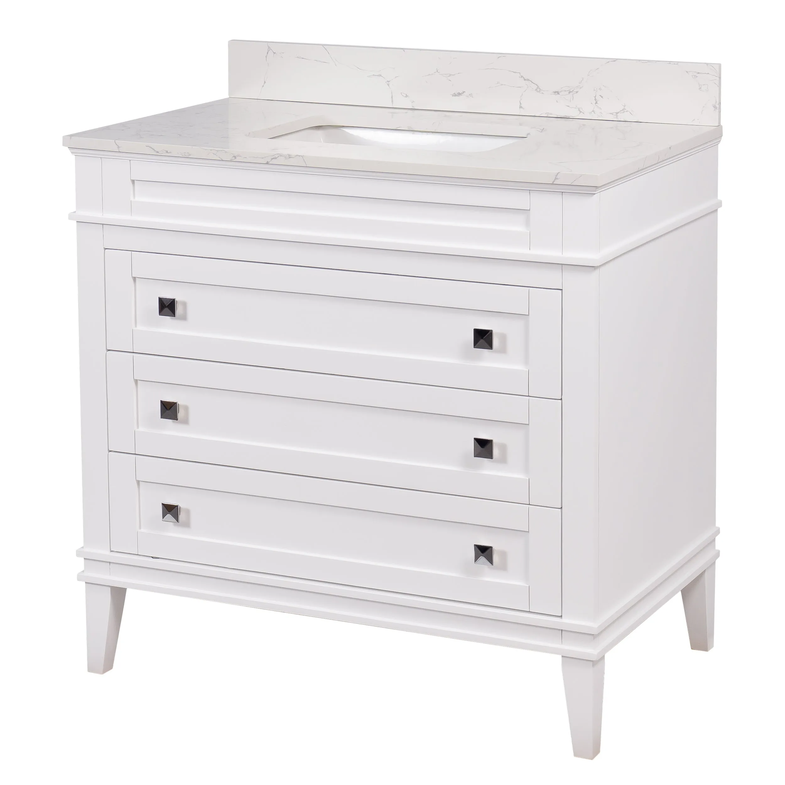 Eleanor 36-inch Vanity with Engineered Marble Top
