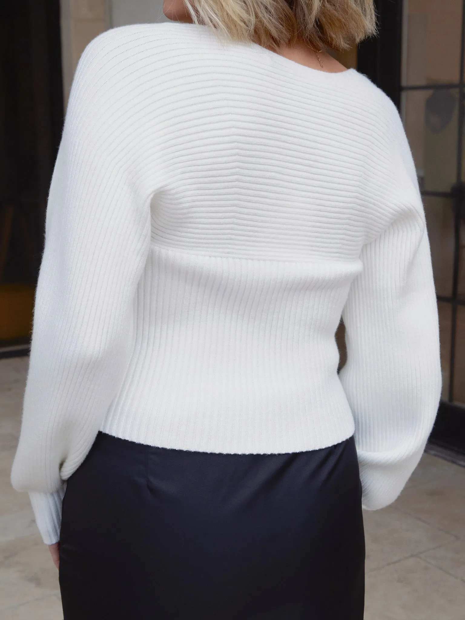 Endless Rose White Knitted Top
