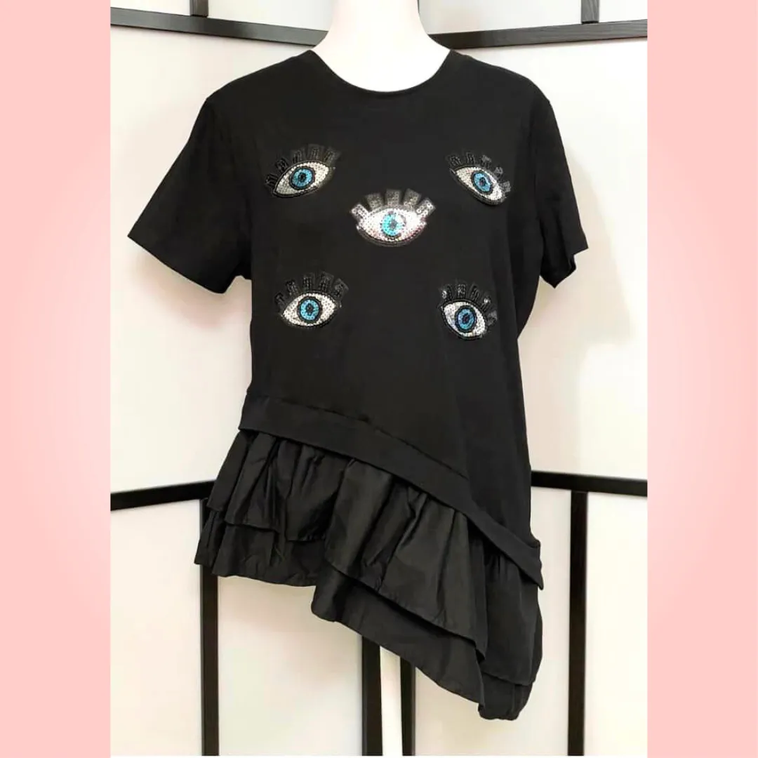 Eyes Fashion Top