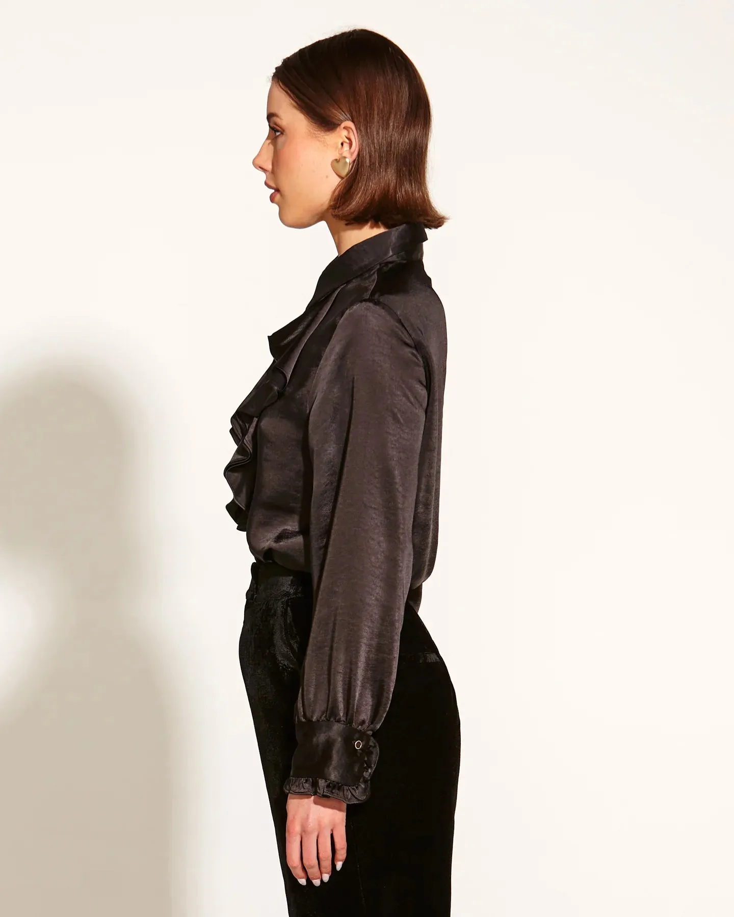 Fate Becker Only She Knows Ruffle Shirt