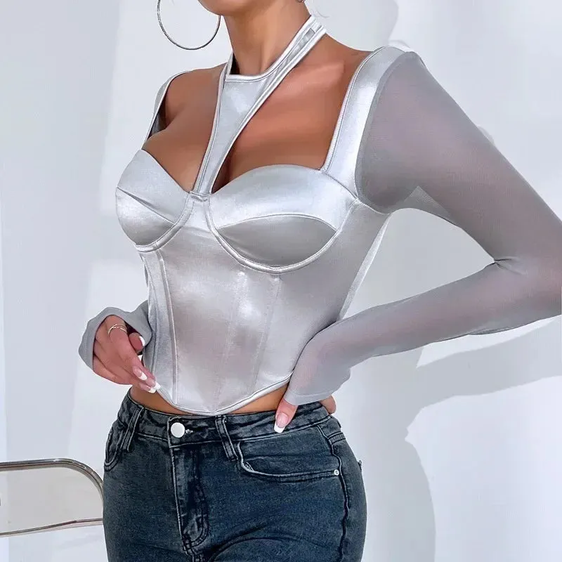 Fine As Champagne Crop Top