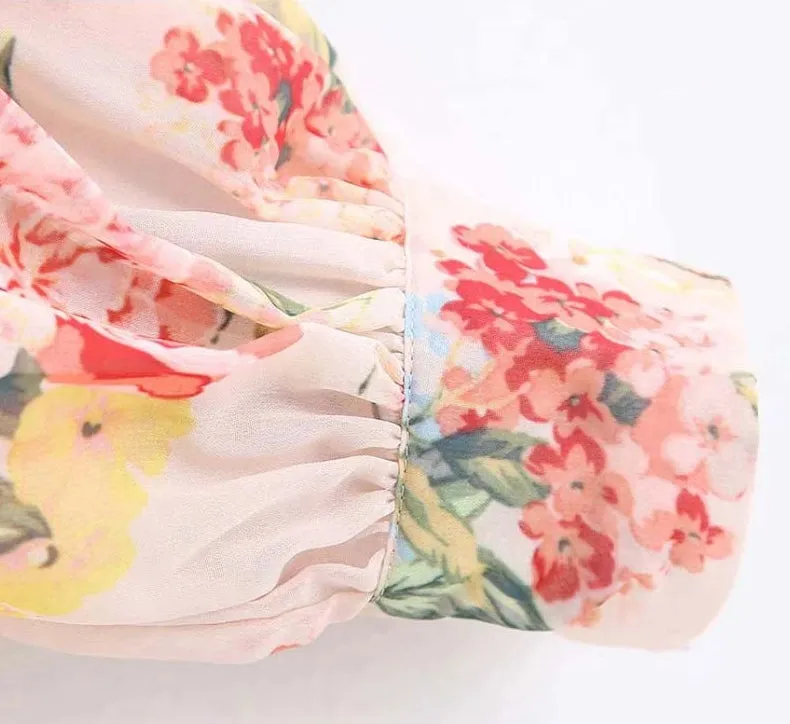 Floral Chiffon Blouse