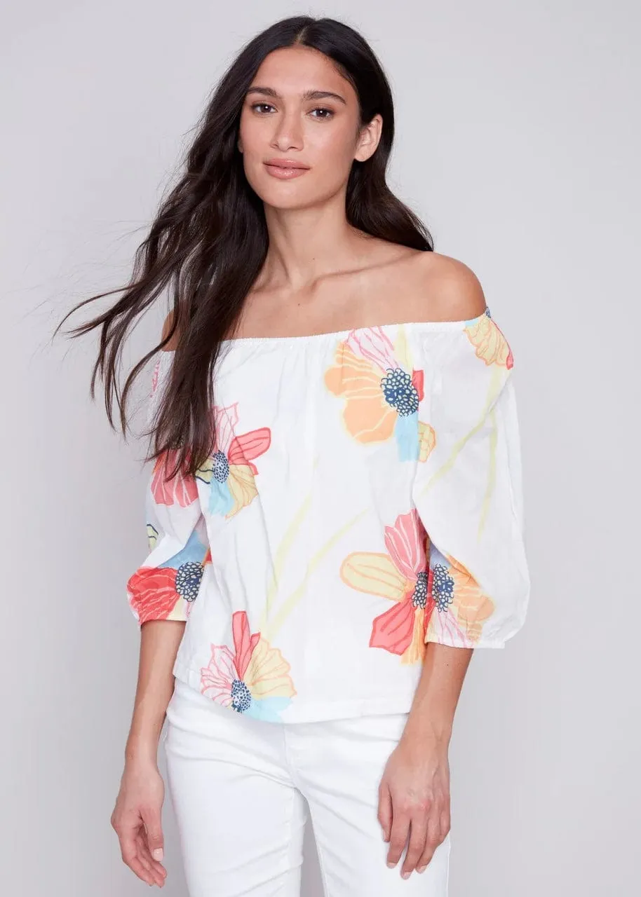 Floral Off Shoulder Top