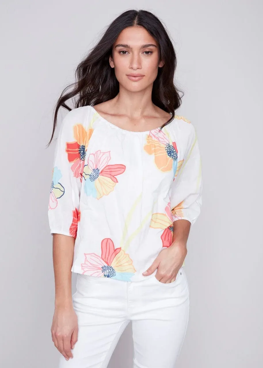 Floral Off Shoulder Top