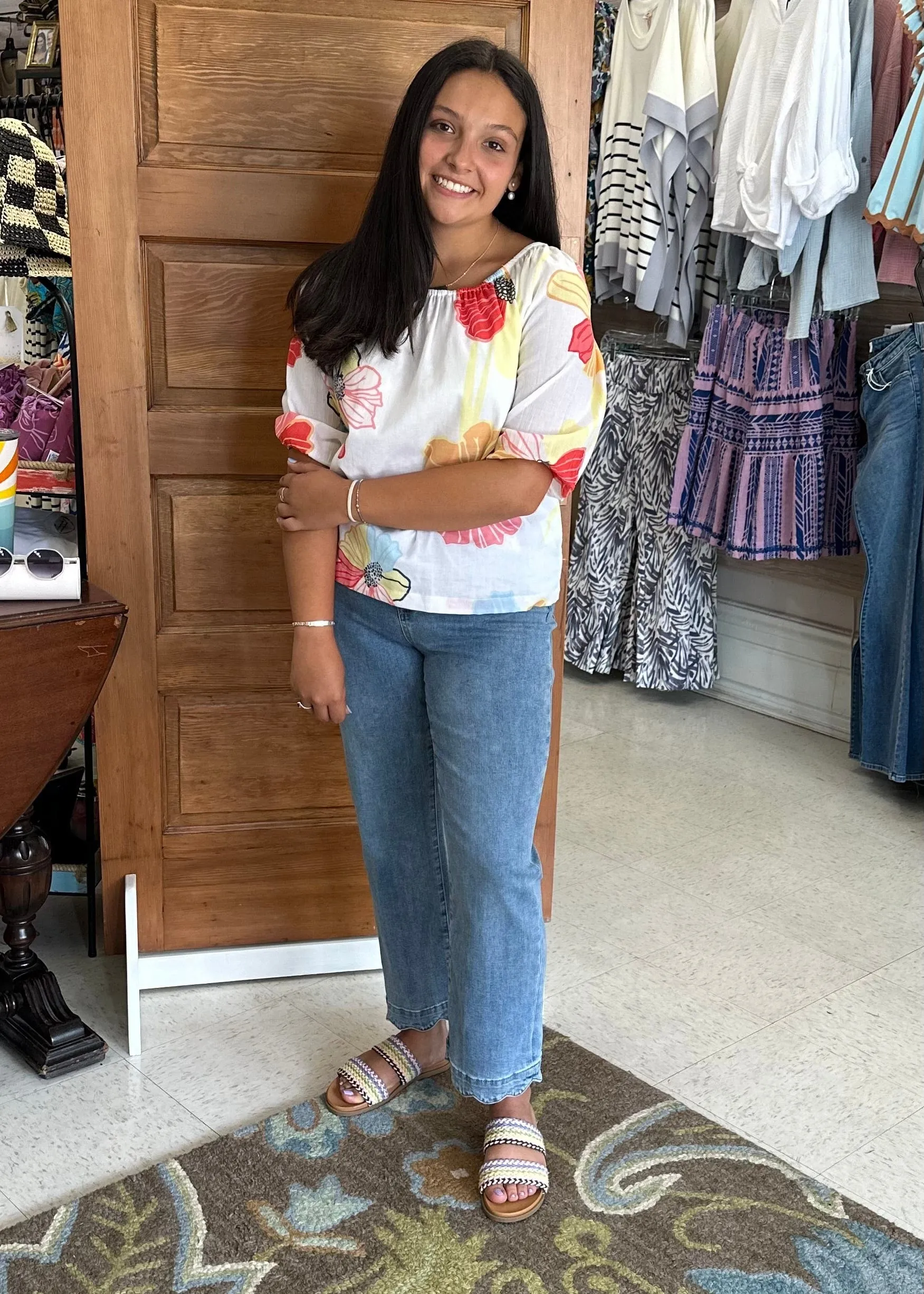Floral Off Shoulder Top