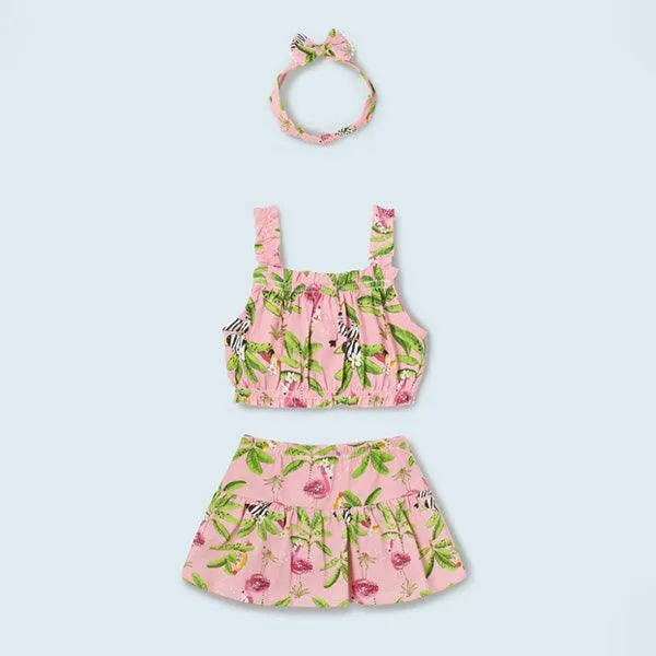 FLORAL SHORT SET FOR BABY GIRLS