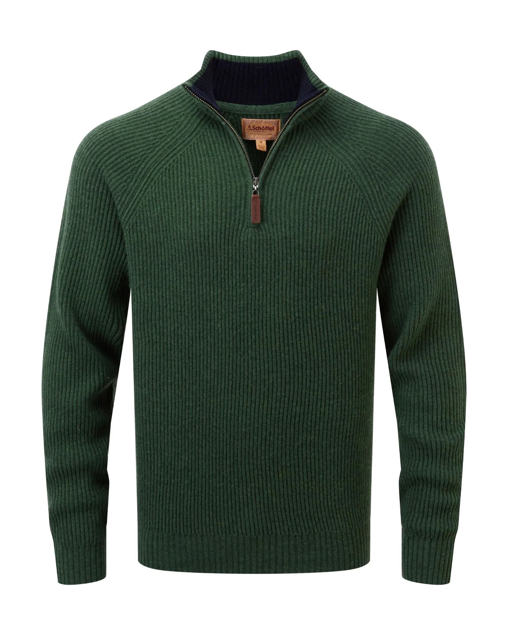 Forres 1/4 Zip Jumper - Evergreen