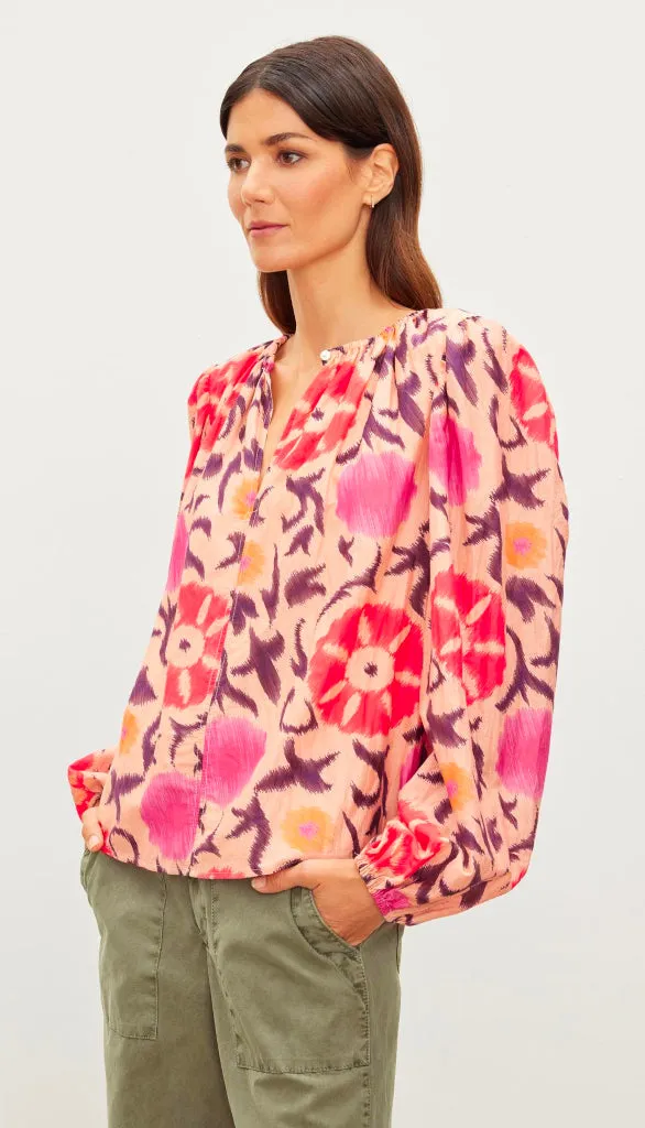 Fraser06 Long Sleeve Boho Top