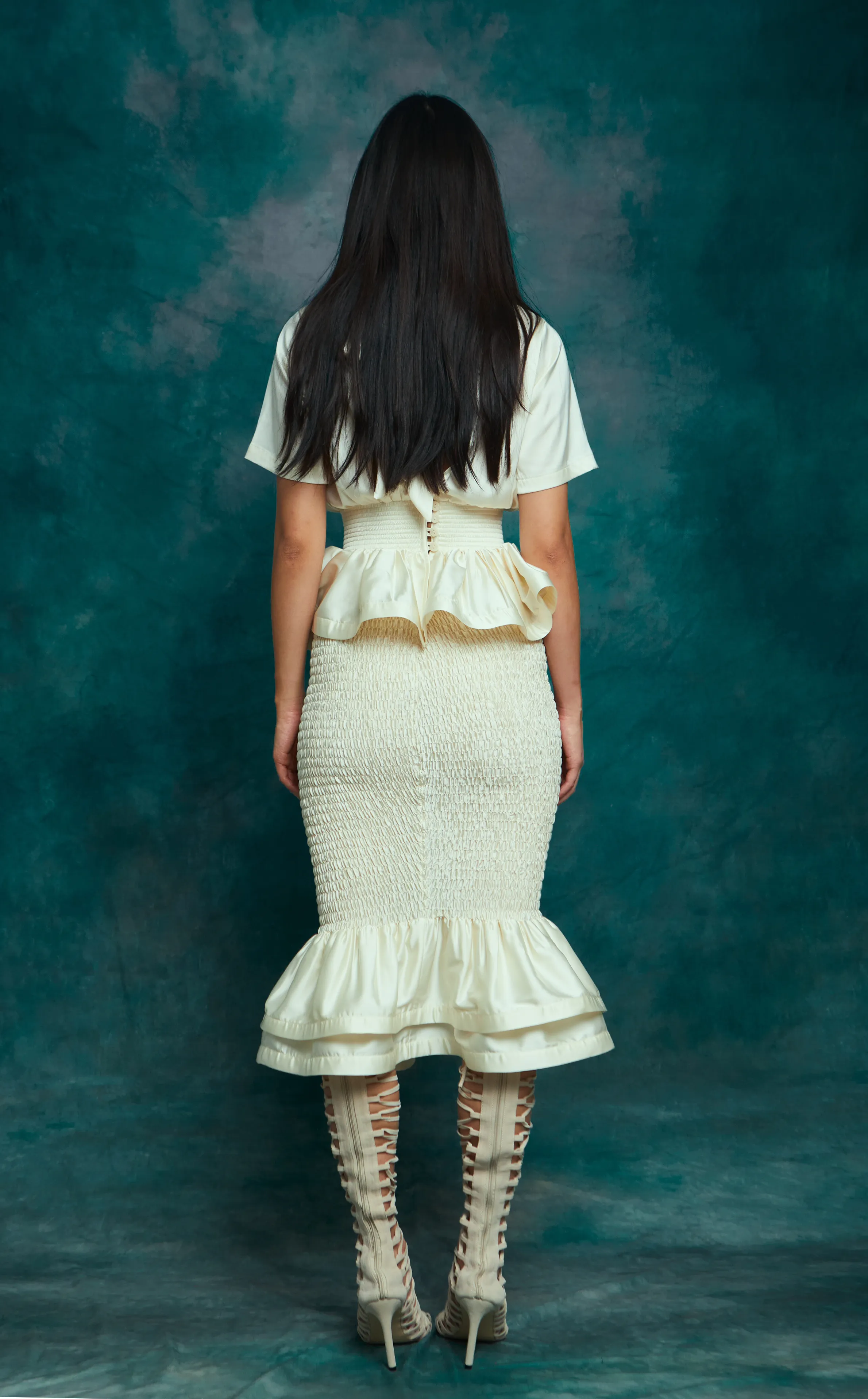 GAMBIA TOP - IVORY (PRE-ORDER)