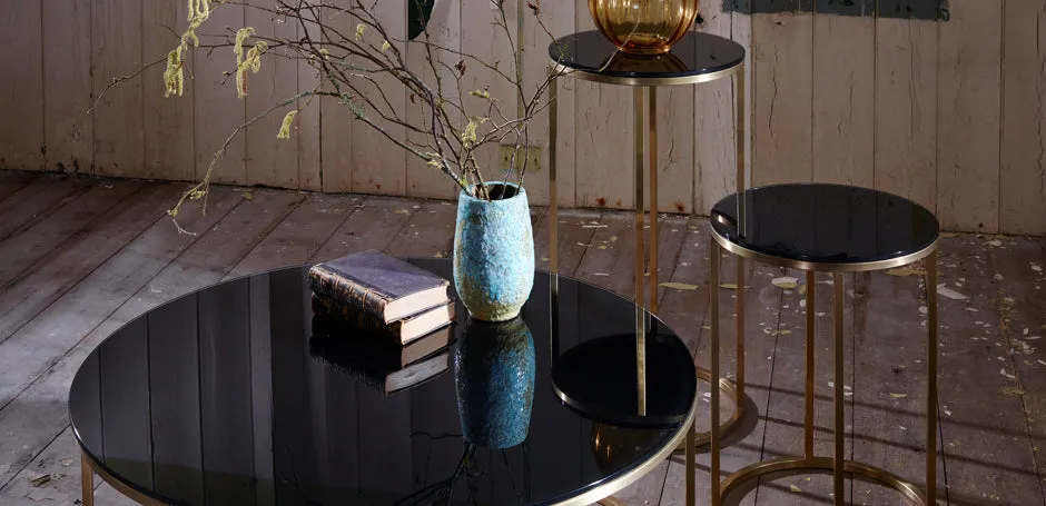 Gillmore Space Kensal Circular Lamp Stand Black